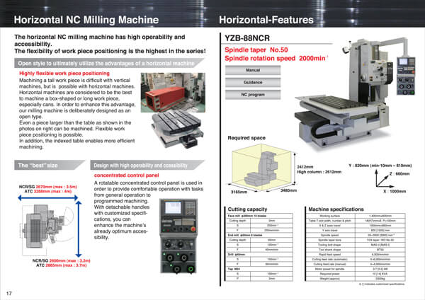 Horizontal NC Milling Machine